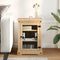 vidaXL - Hifi-meubel - Corona - 60x50x82 - cm - massief - grenenhout