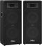 vidaXL Hifi-podiumluidsprekers 2 st passief professioneel 1000 W zwart