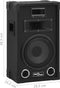 vidaXL Hifi-podiumluidsprekers 2 st passief professioneel 800 W zwart