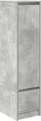 vidaXL - Highboard - 29,5x34x119,5 - cm - spaanplaat - betongrijs