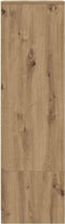 vidaXL - Highboard - 29,5x34x119,5 - cm - spaanplaat - eikenkleurig - eikenkleurig