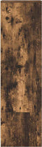 vidaXL - Highboard - 29,5x34x119,5 - cm - spaanplaat - gerookt - eikenkleurig