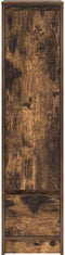 vidaXL - Highboard - 29,5x34x119,5 - cm - spaanplaat - gerookt - eikenkleurig