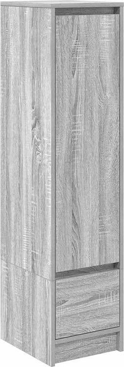 vidaXL - Highboard - 29,5x34x119,5 - cm - spaanplaat - grijs - sonoma