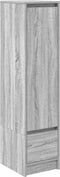 vidaXL - Highboard - 29,5x34x119,5 - cm - spaanplaat - grijs - sonoma