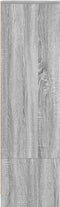 vidaXL - Highboard - 29,5x34x119,5 - cm - spaanplaat - grijs - sonoma
