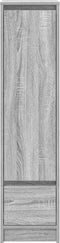 vidaXL - Highboard - 29,5x34x119,5 - cm - spaanplaat - grijs - sonoma