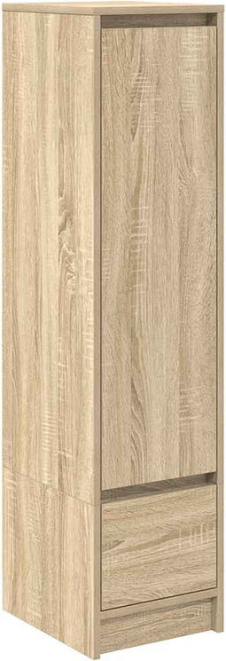 vidaXL - Highboard - 29,5x34x119,5 - cm - spaanplaat - sonoma - eikenkleurig