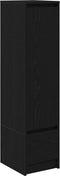 vidaXL - Highboard - 29,5x34x119,5 - cm - spaanplaat - zwart - eikenkleurig