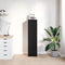 vidaXL - Highboard - 29,5x34x119,5 - cm - spaanplaat - zwart - eikenkleurig
