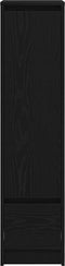 vidaXL - Highboard - 29,5x34x119,5 - cm - spaanplaat - zwart - eikenkleurig