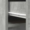 vidaXL - Highboard - 37,5x35x180 - cm - spaanplaat - betongrijs