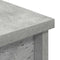 vidaXL - Highboard - 37,5x35x180 - cm - spaanplaat - betongrijs