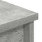 vidaXL - Highboard - 37,5x35x180 - cm - spaanplaat - betongrijs