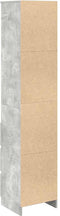 vidaXL - Highboard - 37,5x35x180 - cm - spaanplaat - betongrijs