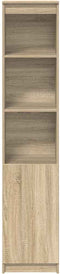 vidaXL - Highboard - 37,5x35x180 - cm - spaanplaat - sonoma - eikenkleurig