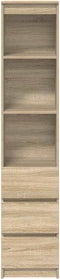 vidaXL - Highboard - 37,5x35x180 - cm - spaanplaat - sonoma - eikenkleurig