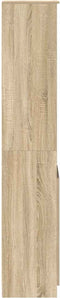 vidaXL - Highboard - 37,5x35x180 - cm - spaanplaat - sonoma - eikenkleurig