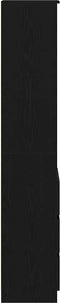 vidaXL - Highboard - 37,5x35x180 - cm - spaanplaat - zwart - eikenkleurig