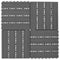 vidaXL - HKC - tegels - grijs - 30x30 - cm - 1m² - 11 - st
