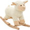 vidaXL Hobbeldier schaap 78x34x58 cm pluche wit