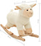 vidaXL Hobbeldier schaap 78x34x58 cm pluche wit