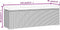 vidaXL - Hocker - met - kussen - 110x30x40 - cm - poly - rattan - bruin