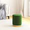 vidaXL - Hocker - met - opbergruimte - rond - fluweel - groen