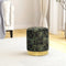 vidaXL - Hocker - met - opbergruimte - rond - stof - meerkleurig