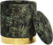 vidaXL - Hocker - met - opbergruimte - rond - stof - meerkleurig