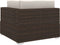 vidaXL - Hoekbank - 1 - st - met - kussens - poly - rattan - zwart