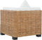 vidaXL - Hoekbank - met - kussens - natuurlijk - rattan