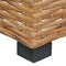 vidaXL - Hoekbank - met - kussens - natuurlijk - rattan