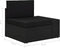 vidaXL - Hoekbank - met - linkerarmleuning - sectioneel - poly - rattan - zwart