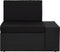 vidaXL - Hoekbank - met - linkerarmleuning - sectioneel - poly - rattan - zwart