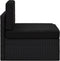 vidaXL - Hoekbank - met - linkerarmleuning - sectioneel - poly - rattan - zwart