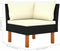 vidaXL - Hoekbank - poly - rattan - en - massief - eucalyptushout