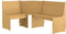 vidaXL - Hoekbank - REINE - 151 - cm - massief - grenenhout - honingbruin