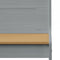 vidaXL - Hoekbank - REINE - 151 - cm - massief - grenenhout - honingbruin - en - grijs