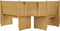 vidaXL - Hoekbank - REINE - 151 - cm - massief - grenenhout - honingbruin