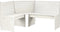 vidaXL - Hoekbank - REINE - 151 - cm - massief - grenenhout - wit