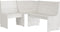 vidaXL - Hoekbank - REINE - 151 - cm - massief - grenenhout - wit