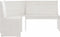 vidaXL - Hoekbank - REINE - 151 - cm - massief - grenenhout - wit
