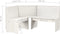 vidaXL - Hoekbank - REINE - 151 - cm - massief - grenenhout - wit