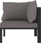 vidaXL - Hoekbank - sectioneel - met - linkerarmleuning - poly - rattan - antraciet