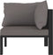 vidaXL - Hoekbank - sectioneel - met - linkerarmleuning - poly - rattan - antraciet