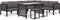 vidaXL - Hoekbank - sectioneel - met - linkerarmleuning - poly - rattan - antraciet