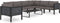vidaXL - Hoekbank - sectioneel - met - linkerarmleuning - poly - rattan - antraciet