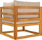 vidaXL - Hoekbank - sectioneel - met - taupe - kussens - massief - acaciahout