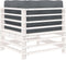 vidaXL - Hoekbanken - 2 - st - met - kussens - massief - grenenhout - wit